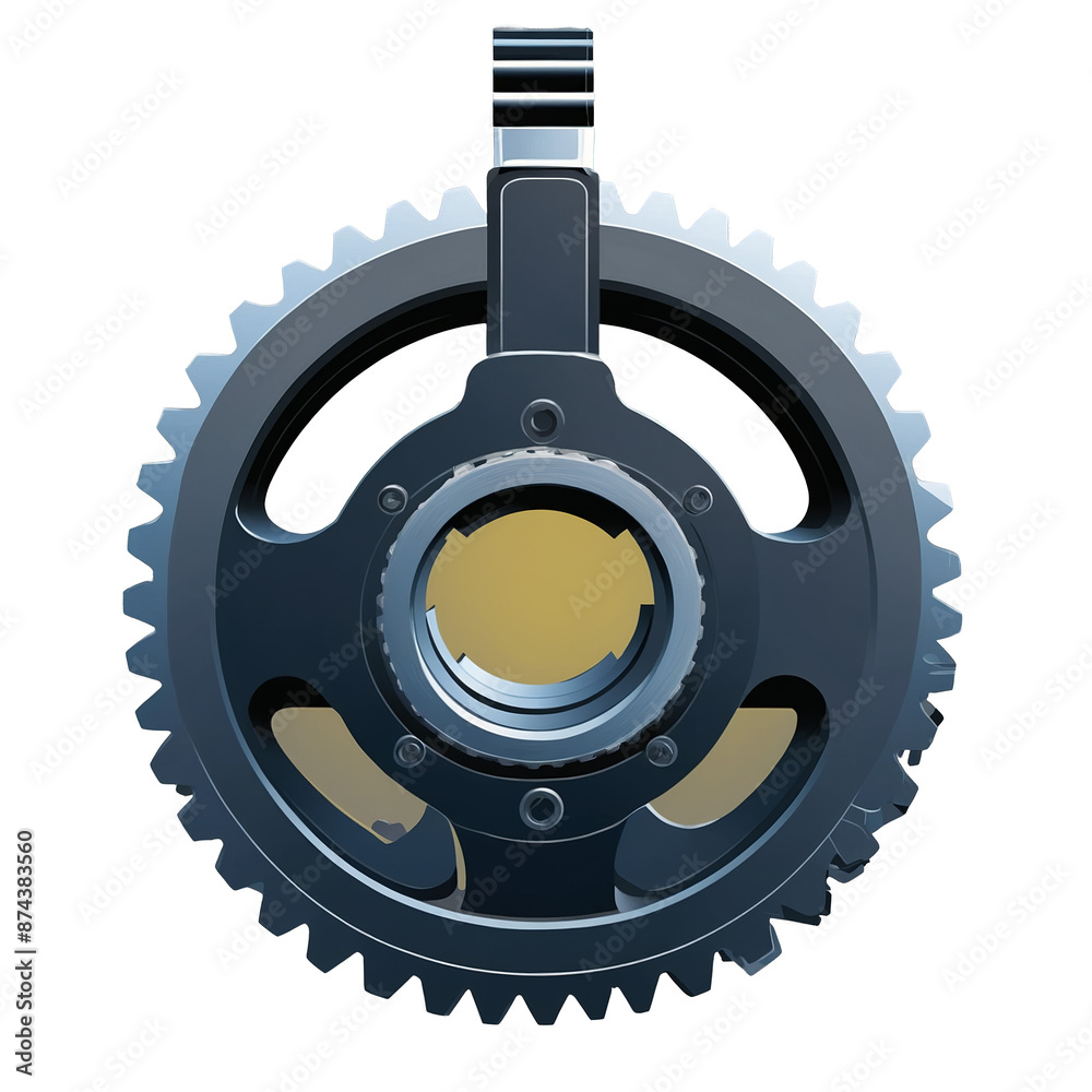 Aufkleber A mechanical apparatus consisting of a handle gear system and cable or rope designed for lifting and transporting objects..