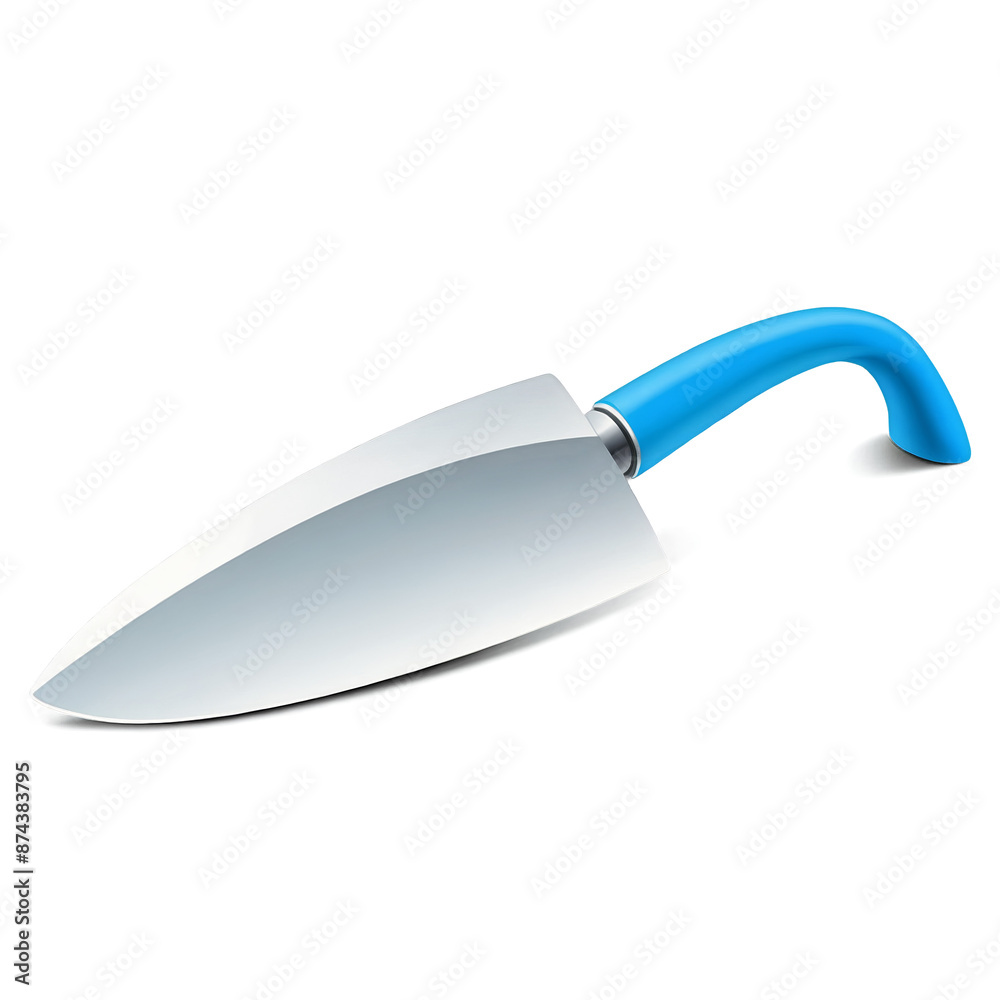 Fototapete A smooth coneshaped object with a small handle and a curved tip. It has sharp edges around the base..