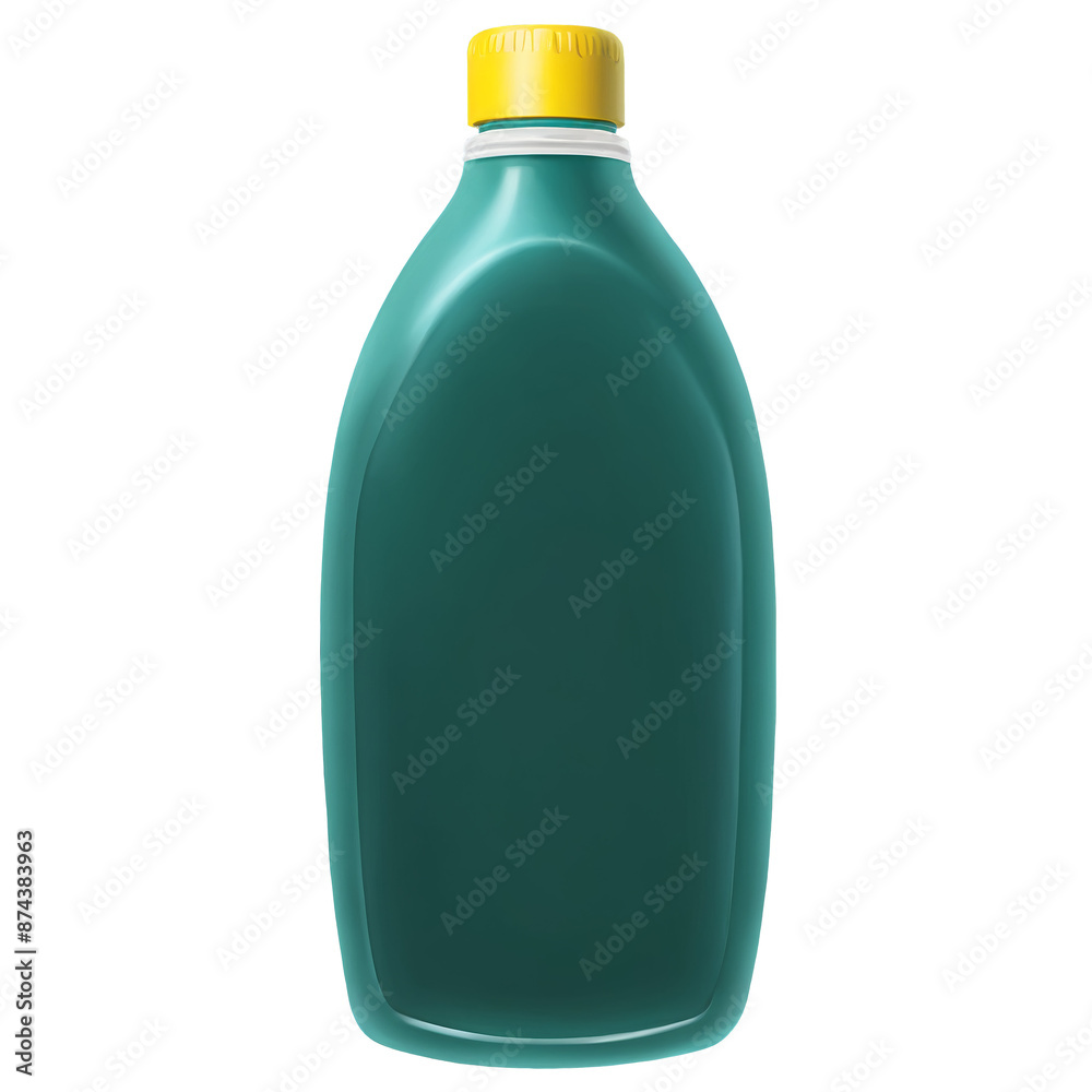 Poster A squeezable bottle with a yellowish sticky liquid inside..