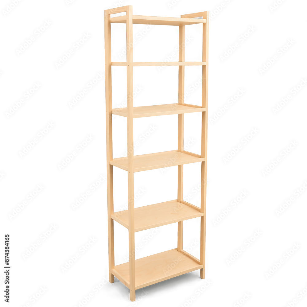 Aufkleber A functional and stylish organizer with a simple rectangular shape. It features six open shelves three on each side with the bottom shelf being wider than the others. The shelves.