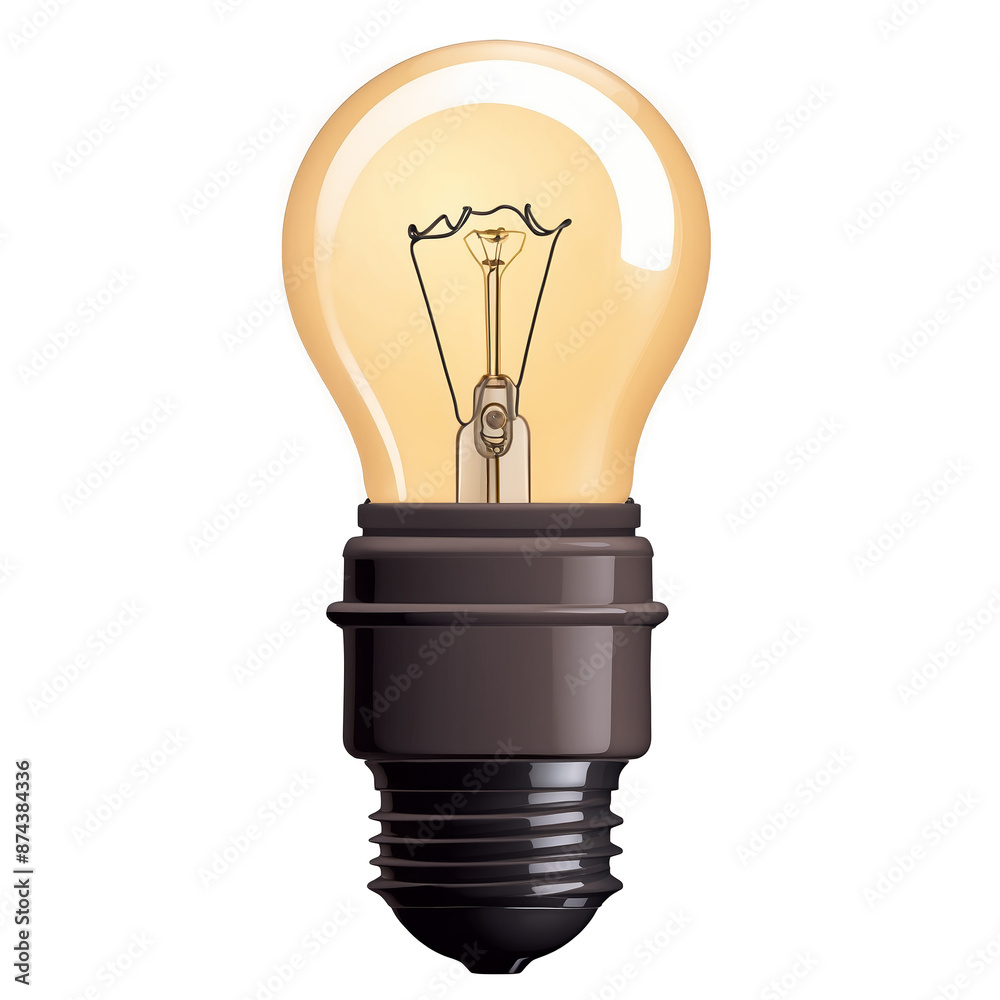 Aufkleber A darkcolored rectangular structure with a bulb attached to the top..