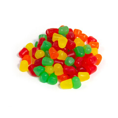 Ju Ju Fruits on White Background