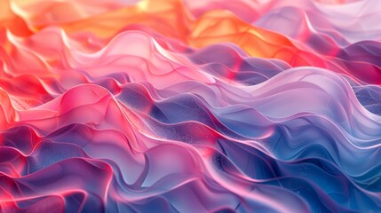 Obraz premium Gradient Patterns Abstract Art: A photo showcasing abstract art created with gradient patterns