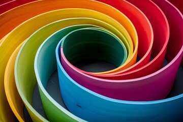 Obraz premium Abstract colorful circles background.