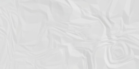 Crumpled satin white rough old paper wrinkled parchment. aged dirty wrap crack card poster or banner background.