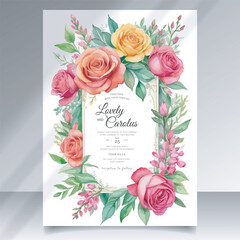 elegant engagement Sophisticated wedding invitation card vector design template