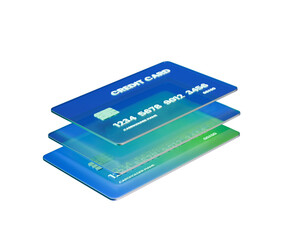 3d credit card icon