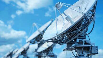 Closeup of a highaltitude platform stations communication equipment