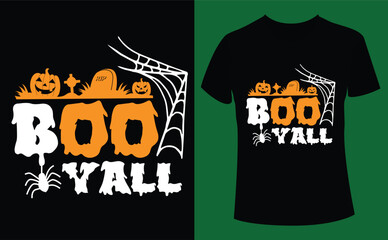 Boo yall halloween design, Halloween Tshirt Pumpkin Patch Cutie, Scary Halloween T-shirt design EPS file, t-shirt design template