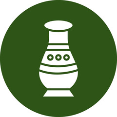 Clay Vector Glyph Green Circle Icon