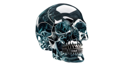 glass skull (png)