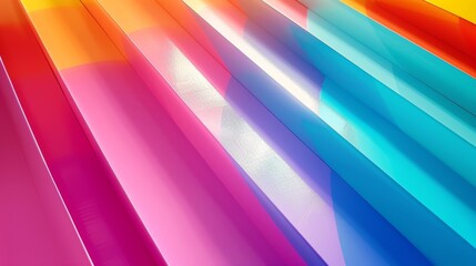 Obraz premium Vibrant Rainbow Background for Pride Celebrations Generative AI