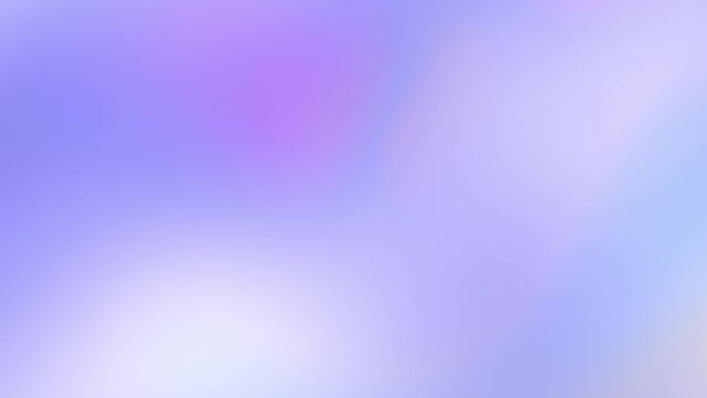 Blurred abstract minimalistic motion background for presentation, web design. Gradient animation in lilac, chambray blue, soft peach, pink, pale yellow, fade purple, light blue. Pastel multicolor flow
