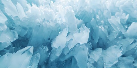 Obraz premium Capturing the Majestic Beauty of a Towering Blue Glacier in Close-up Shot. Concept Glacial Ice, Close-up Photography, Natural Wonders, Blue Tones, Majestic Landscapes