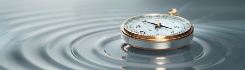 Emotional compass with expressions pointing in different directions