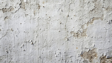 Obraz premium Old white concrete wall. There are realistic looking surface marks,