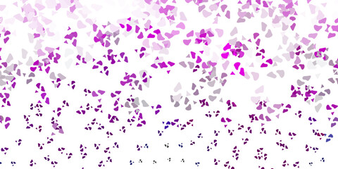 Light purple vector background with random forms.