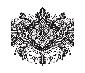 Mehndi lace vector design,awesome Mehndi lace svg,high resolution printable Mehndi lace artwork