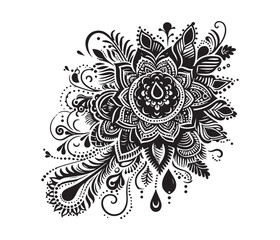 Mehndi lace vector design,awesome Mehndi lace svg,high resolution printable Mehndi lace artwork