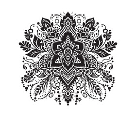 Mehndi lace vector design,awesome Mehndi lace svg,high resolution printable Mehndi lace artwork