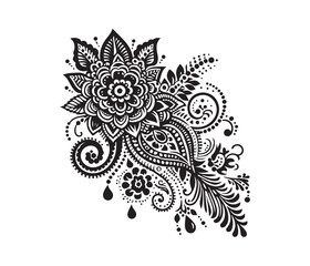 Mehndi lace vector design,awesome Mehndi lace svg,high resolution printable Mehndi lace artwork
