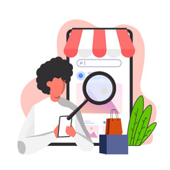 Illustration for Search Product