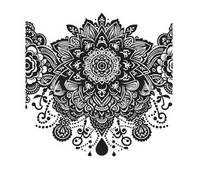 Mehndi lace vector design,awesome Mehndi lace svg,high resolution printable Mehndi lace artwork