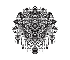 Mehndi lace vector design,awesome Mehndi lace svg,high resolution printable Mehndi lace artwork