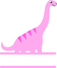 Dinosaur Split Boarder For Name or Word 