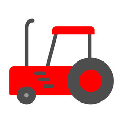 Tractor Vector Flat Icon Design