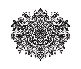 Mehndi lace vector design,awesome Mehndi lace svg,high resolution printable Mehndi lace artwork