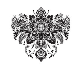 Mehndi lace vector design,awesome Mehndi lace svg,high resolution printable Mehndi lace artwork