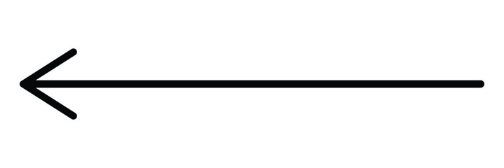 Obraz premium Long Arrow Design left & right Arrow Icon Style. vector design eps 10
