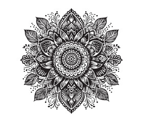 Mehndi lace vector design,awesome Mehndi lace svg,high resolution printable Mehndi lace artwork