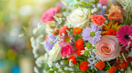 large bouquet of flowers