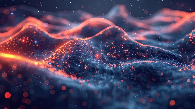 Abstract representation of digital innovation