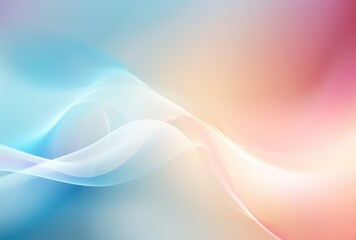 abstract background with smooth lines in pink, blue and white colors