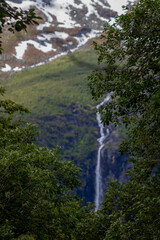 Obraz premium waterfall in the mountains