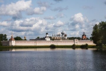 View of the Tikhvin Monastery