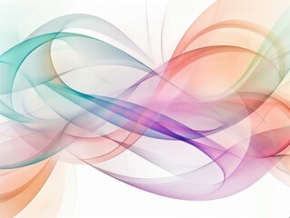 Obraz premium Colorful Abstract Wave Background for Modern Design Projects
