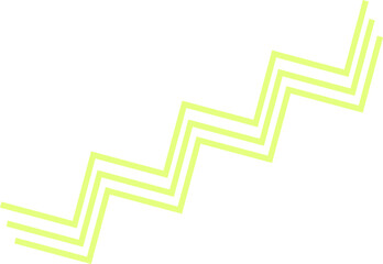 Zig Zag Line Shape Vector Graphic Image