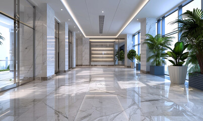 Obraz premium modern office luxury buildings.