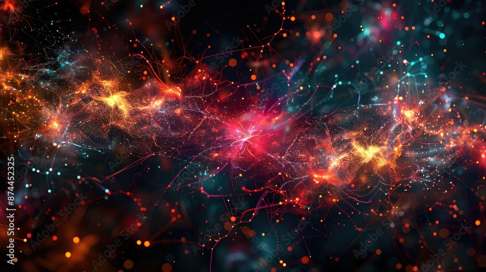 Poster Abstract representation of a digital information network