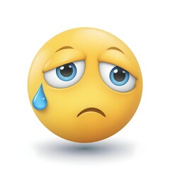 Sad crying smiley emoji
