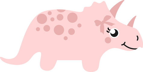 Pretty Girly Dinosaur Graphic