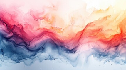 Fototapeta premium Abstract background with watercolor