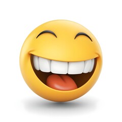 Happy smiling laughing smiley emoji
