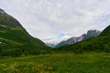 Images from a trip to the Austerdalsbreen Glacier and the Austerdalen Valley a day of July 2024, in Western Norway.