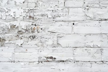 Vintage white brick wall texture for design backgrounds.