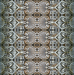 pattern with mosaic